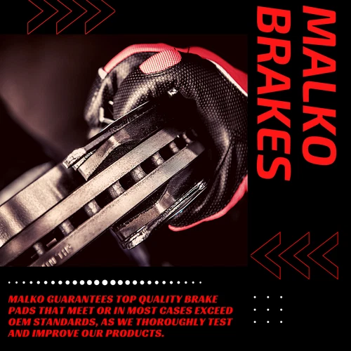 MALKO Front Brake Pads suits Nissan NAVARA AWD D22 DB1439 - Picture 3 of 9
