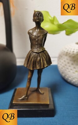 BRONZE FIGUR ART DECO SKULPTUR STATUE DEGAS BALLERINA VON VIERZEHN JAHREN TÄNZERIN