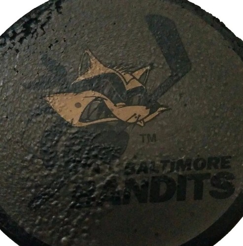 INFO LESEN 🔥 TY!  Vintage PUCK Made N SLOVAKIA AHL VEGUM MFG. BALTIMORE BANDITS  - Bild 4 von 5