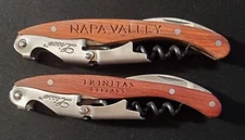 Lot of 2 Customized Lisse Waiter's Friend Corkscrews Wine Openers