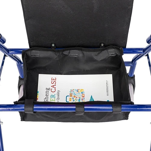 Rollator Walker with Seat and Wheels - Rolling Walker for Seniors Adjustable - Picture 9 of 9