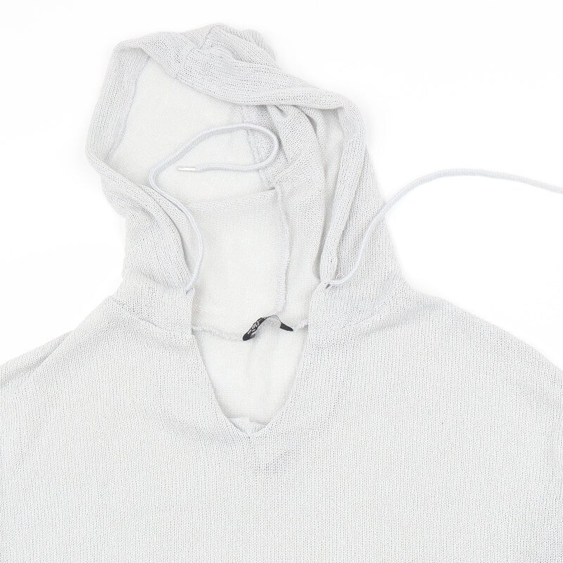Select Womens Grey 100% Polyester Pullover Hoodie… - image 4