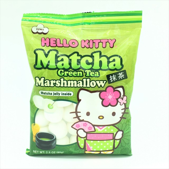 Hello Kitty Marshmallow Matcha Green Tea Filling 2 Bags 3 1 Oz Each For Sale Online Ebay