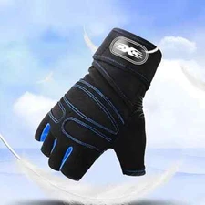 Half-Finger Workout Gloves Wrist Support Non-Slip for Gym Fitness Men & Women