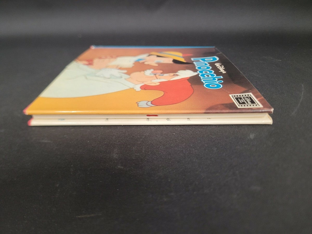 Walt Disney's Pinocchio 1982年版ディズニー ピノキオ Vintage 1982 Walt Disney's Pinocchio Illustrated Hardcover