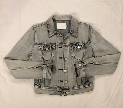 BRAND NEW ARITZIA TALULA EDO LIGHT WASH DENIM JACKET XS