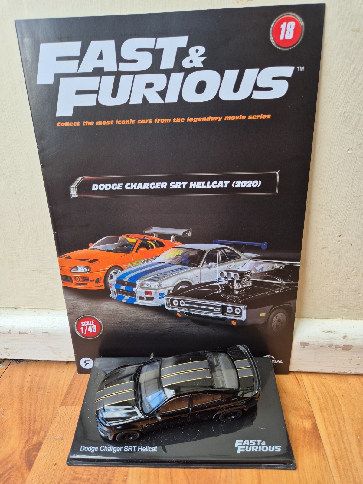 1/43 Altaya Fast & Furious Dodge Charger SRT Hellcat 2020 Diecast Car #18