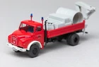 MAN 35007 Fire fighting Equipment Truck Preiser 1:87 RARE