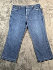 Wrangler Jeans 38x26.5 Dark Blue Cowboy Cut 936 Western High Rise (Hemmed)