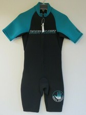 New Mens BODY GLOVE Wet Suit Size XS Vintage New With Tags 32 mm Teal Black