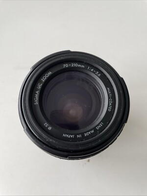 Sigma UC Zoom 70/210mm 1:4-5.6 Multi Coated Kamera Objektiv Made in Japan