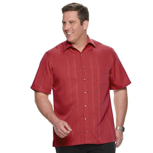 NEW MENS VAN HEUSEN BIG AND TALL BUTTON 