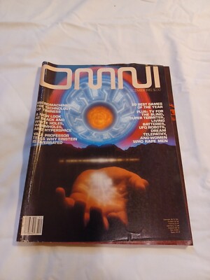 Omni Magazine December 1982 Vintage Science Fiction Technology Alien Life UFO