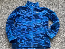 Boys Columbia Fleece Zip Up Jacket W/ Pockets Size S