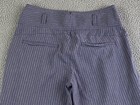 SUNDANCE Size 4 Pants Gray Pinstripe Amelia Linen Blend Boho Retro EXC — photo 8