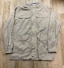 Vtg 90 s The North Face Utility Men s M Lined Jacket Hooded Color Beige Rare