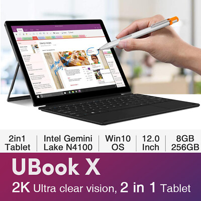 CHUWI UBook X 12'' Windows10 Tablet PC 3 in 1 Intel N4120 Quad Core 8G+256G  SSD | eBay