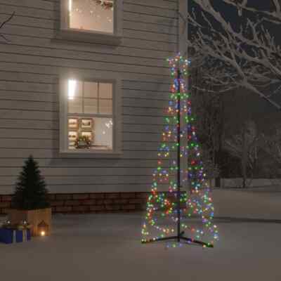 The Living Store LED-Weihnachtsbaum Kegelform Warmw Produktbild-Vorschau 6