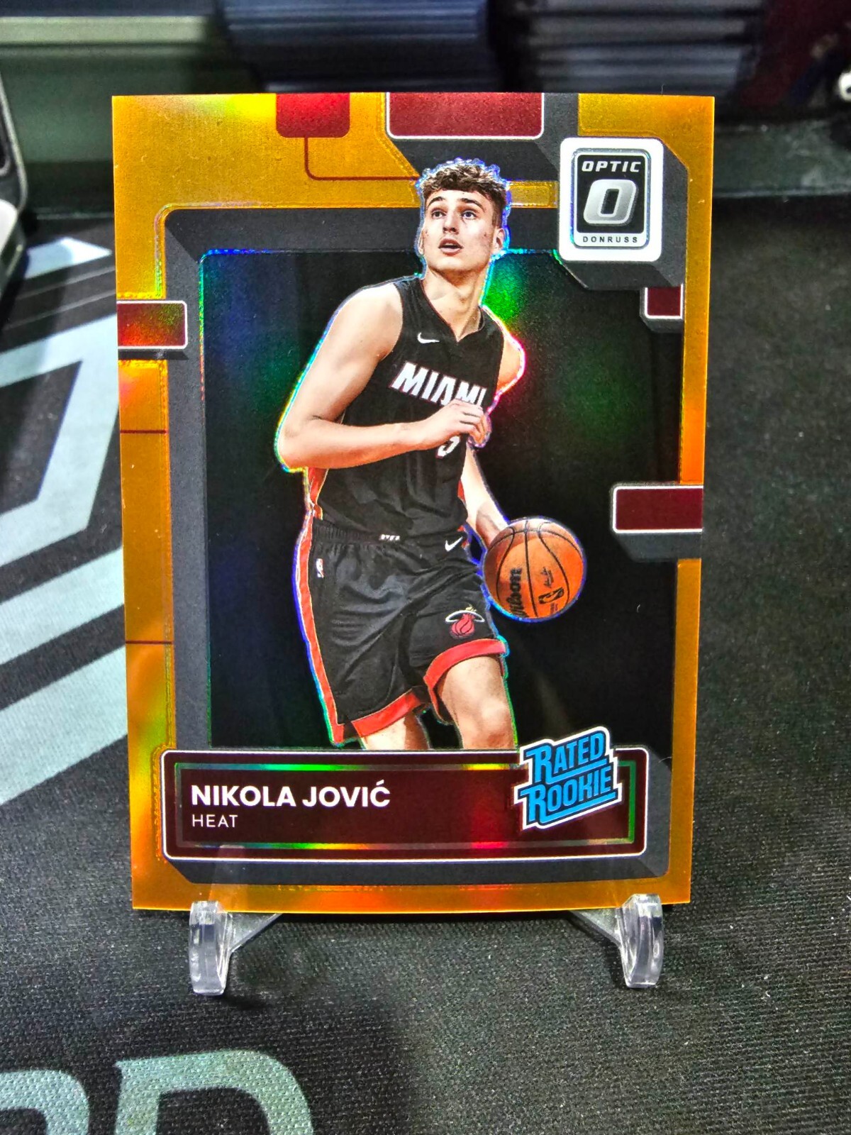 2022-23 Panini Donruss Optic Nikola Jovic #224 Orange 178/199 RC!