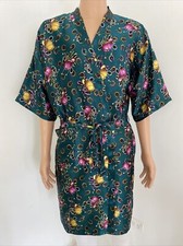 Vintage Men  s L Guys Xclusive Satin Robe Gown Dad Gift Idea Jockey Horse