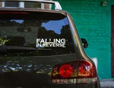 Falling In Reverse Car Decal Vinyl Band Logo Glossy Bumper Sticker Post Hardcore