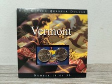 State Quarters Coins of America U.S. Minted Quarter Dollar #14 Vermont