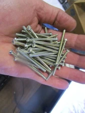 40 NOS 6-32 X 2" Fillister Head Slotted Steel Machine Screw Gunsmith Gun