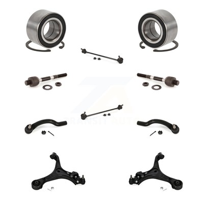 Front Bearing Lower Control Arm Outer Inner Tie Rod & Link Kit (10Pc) For Honda