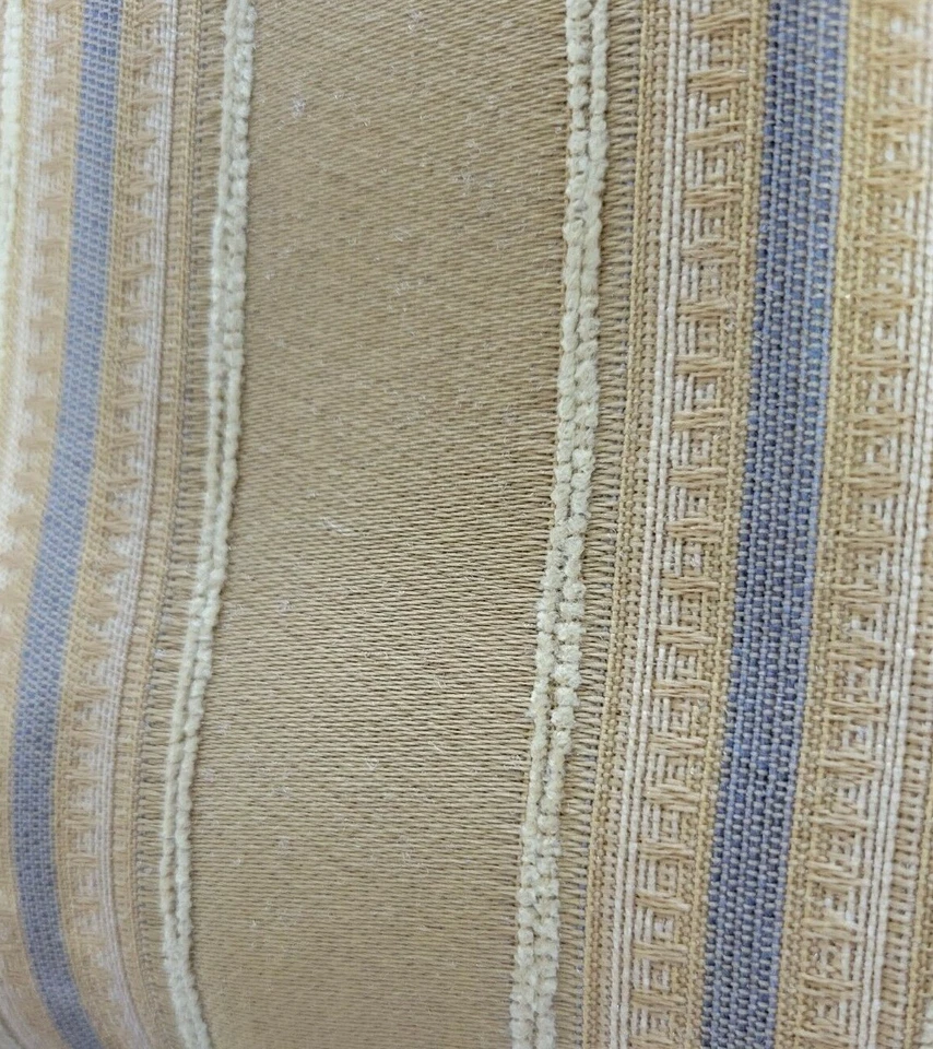 Tela de tapicería vintage a rayas brocado dorado 1 pieza 52" W x 1 yarda 15" L Foto 4 de 4