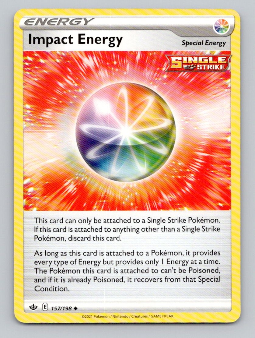 Impact Energy 157/198 Uncommon Chilling Reign Pokemon