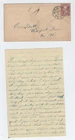 CIVIL WAR LETTER - 28th Wisconsin Vols - Deserters & Bushwhackers in Arkansas !
