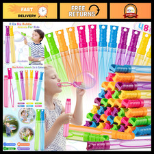 48 Pack Big Bubble Wands - Assorted Colors, Perfect for Parties, Events  Prizes