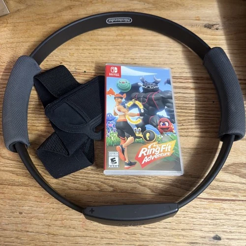 Nintendo Ring Fit Adventure Game Bundle for Switch with Ring-Con & Leg Strap