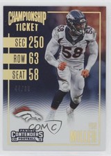 2016 Panini Contenders Championship Ticket 44/99 Von Miller #67 1b0