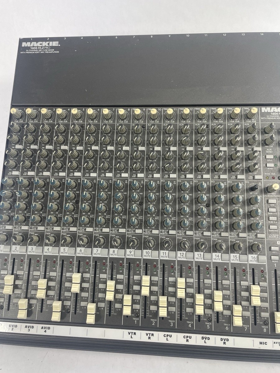 Mackie 1604-VLZ PRO 16 Channel Mic Line Mixer | eBay
