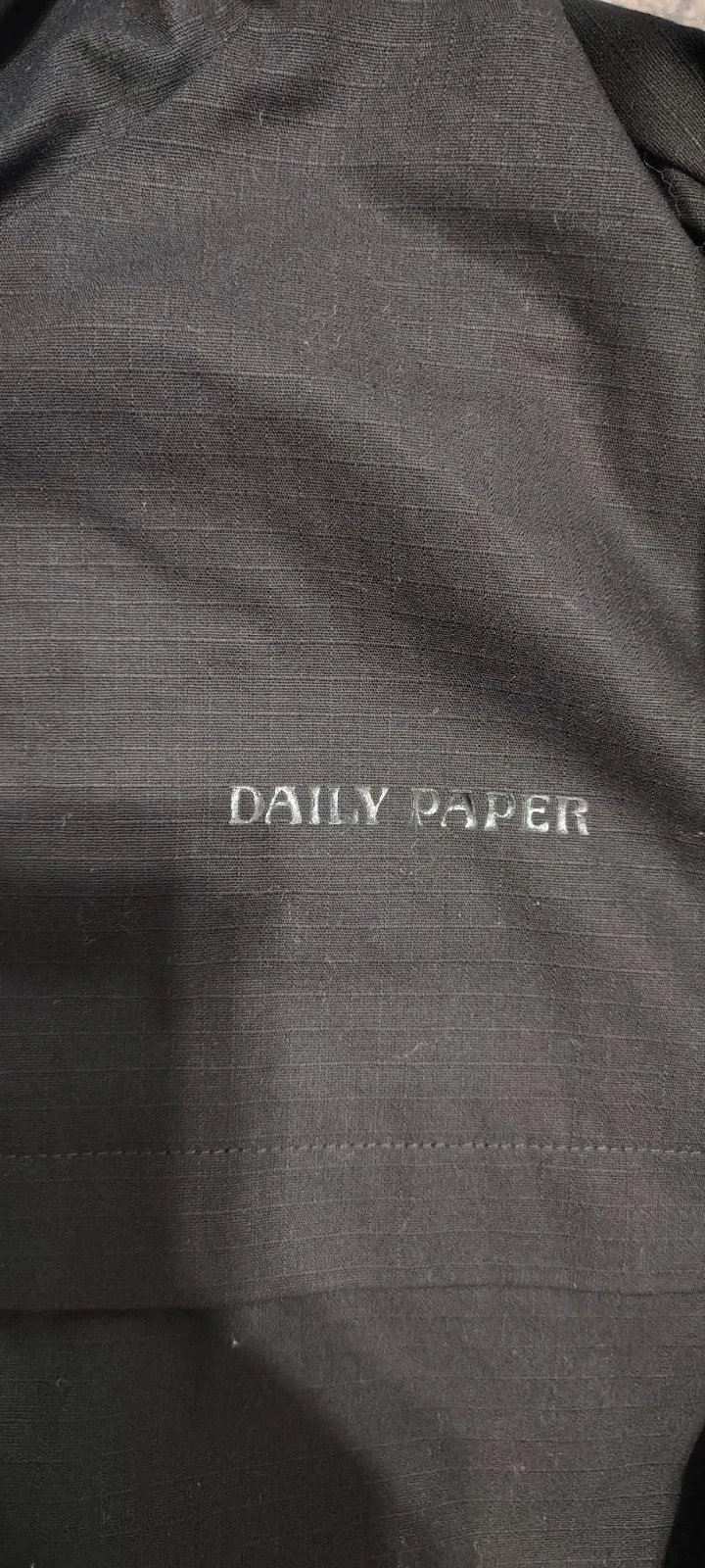 $200 NWT XXL Daily Paper Ripstop Cargo Track Jacket Mens Black Oyster Gorpcore - product detail image 8
