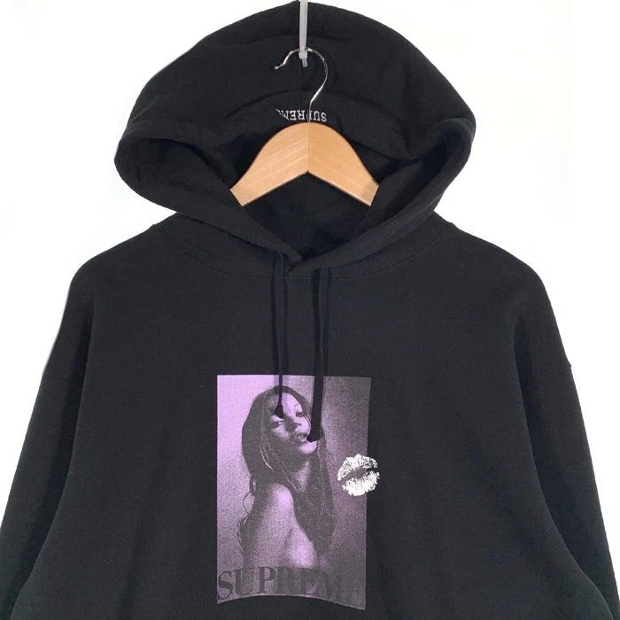 Felpa con cappuccio Supreme 24AW Kate Moss pullover felpa nera taglia M usata