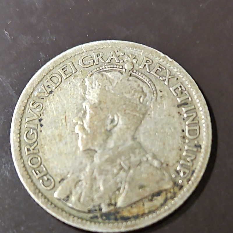 Canada 1930 10 Cents 10C Silver Coin George V