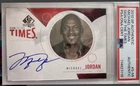 Michael Jordan - 2010 UD SP Authentic- Sign Of The Times PSA - Perfect Blue Auto