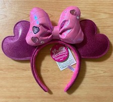 Tokyo Disneyland Minnie Heart Ears Headband Pink Pal-Palooza Funderland Limited
