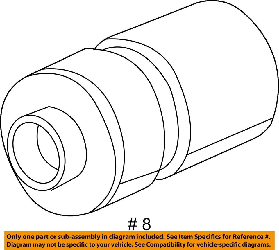 Se adapta a Chevrolet GMC 1995 C2500 C3500 RESONADOR 25099023 - NUEVO OEM 25099023 Foto 3 de 3