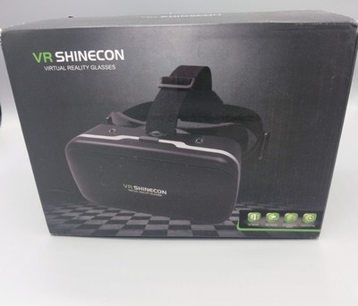 VR Shinecon Smartphone VR Headset Black 6.7'' IPD & Focal Adjustment Touch Button