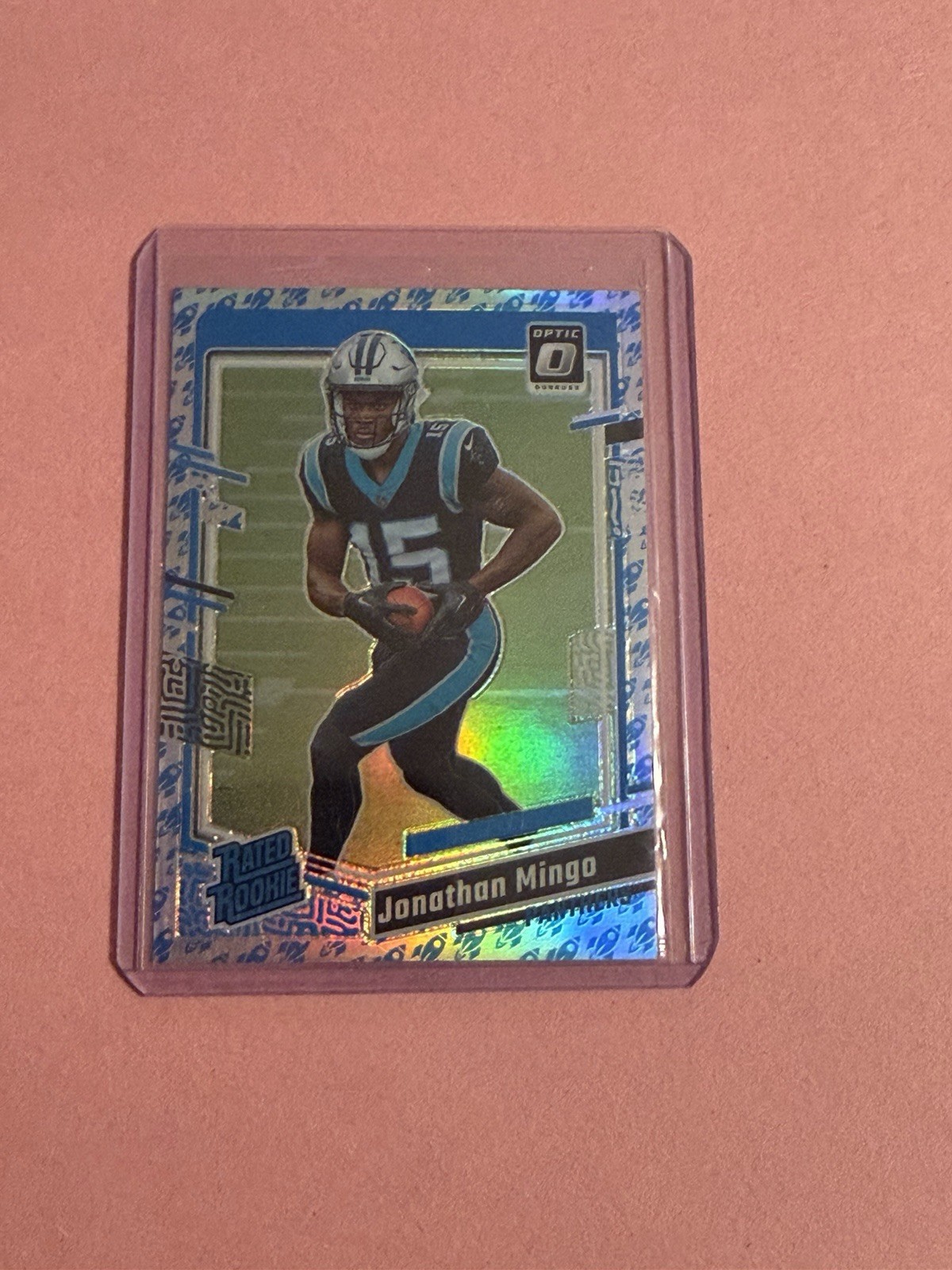 2023 Panini Donruss Optic - Rated Rookie Jonathan Mingo #215 Rocket Prizm (RC)