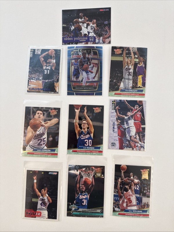 Sacramento Kings 10 Card Mixed Lot 🏀🔥 New & Vintage NM