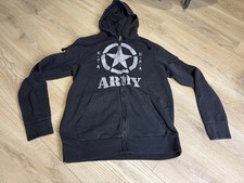 Army Hoodie Original US Uniform Military Sweatshirt Fleece Running Top Medium M