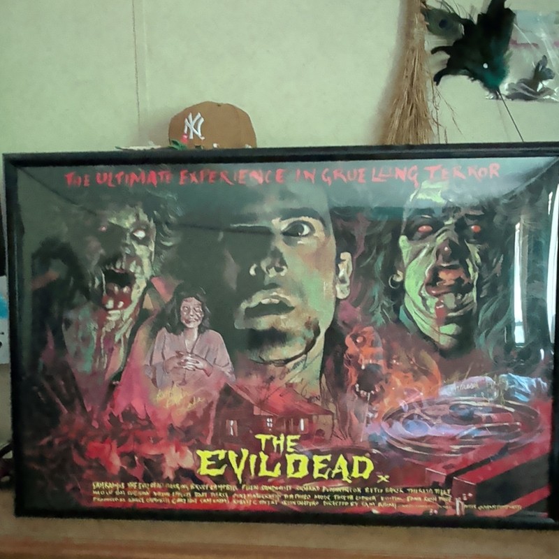 The Evil Dead Signed Movie Poster 24 x 36 in Movies Autographed Print