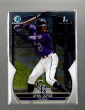2023 Bowman #BCP-22 Dyan Jorge Chrome Prospects