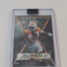 Wild Card Fantasy Football Atompunk Chris Brazzell II Rookie 2/2 FAPGD3-CB 2026. rookie card picture
