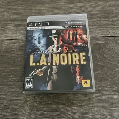 LA Noire PS3 PlayStation 3 - Complete CIB With Unused  The Consults Car  Code