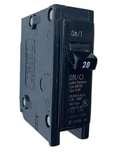 LOT OF 10 USED Eaton Cutler Hammer BR120 C120 1 Pole 20 Amp Circuit Breaker